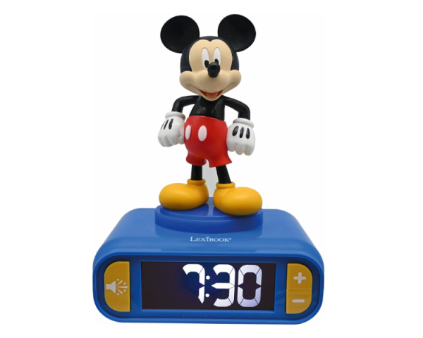 Disney, Mickey Mouse night light alarm clock