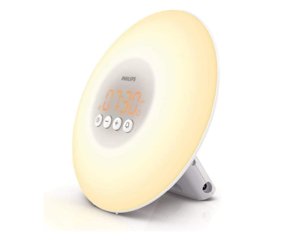 Sunrise analog wake up light alarm clock
