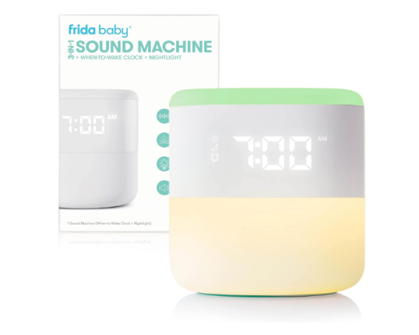 3 in 1 sound machine + wake-up clock