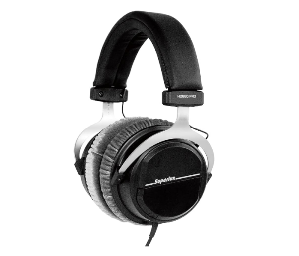 Closed professional monitoring headphones